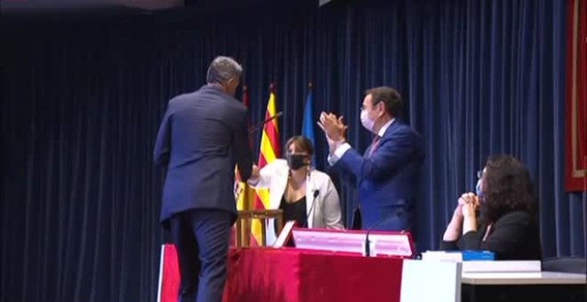 Relajación de las medidas de protección durante la toma de posesión de la Alcaldía de Badalona