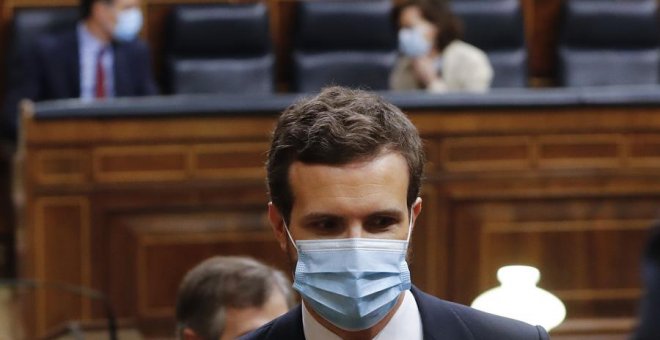 Casado confirma su 'no' a la prórroga del estado de alarma y lo tilda de "agujero negro para las libertades públicas"