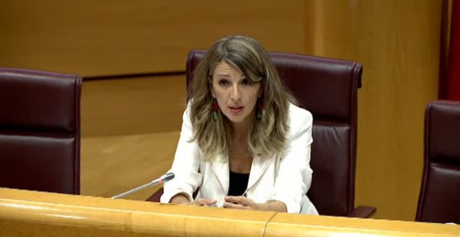 Díaz asegura que la derogación de la reforma laboral "seguirá su camino"