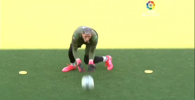 Joel Robles entrena con normalidad tras vencer al COVID- 19