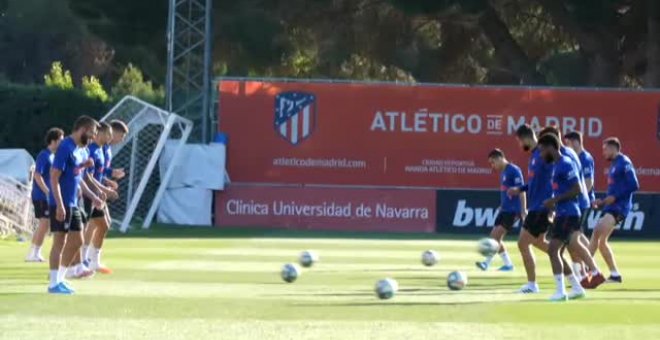 El Atlético de Madrid concluye una nueva semana de entrenamientos