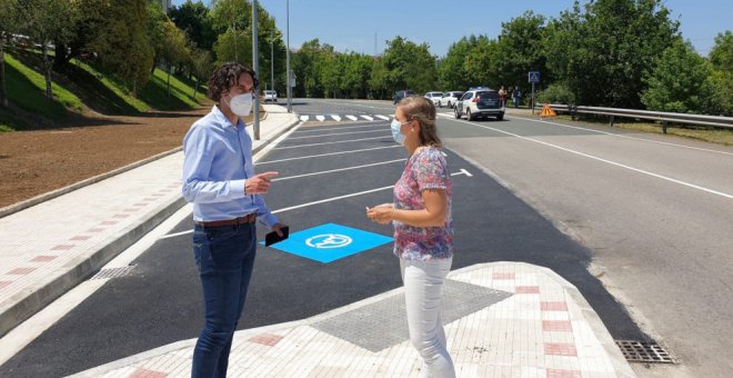 Finalizadas las obras del nuevo aparcamiento en la Avenida de Chiclana