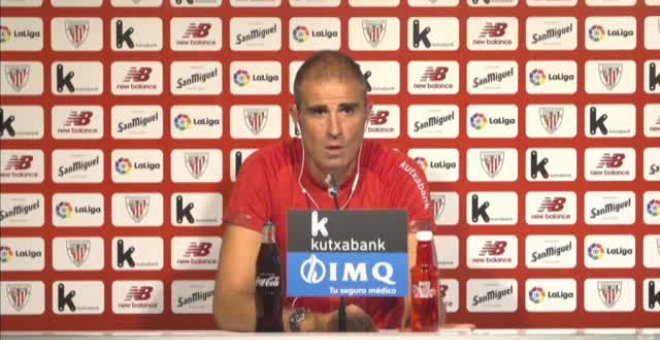 Garitano sobre la final de Copa: "Prefiero no estar yo cuando se juegue que que no esté la gente"