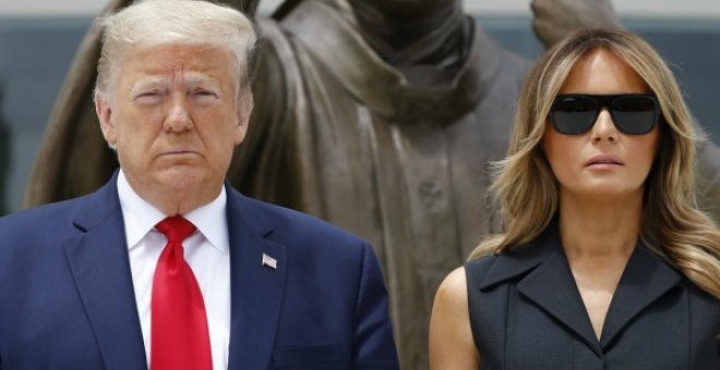 Cuando Melania Trump se negó a sonreír