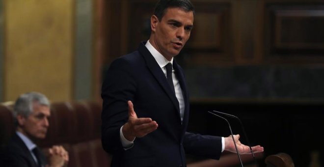 Sánchez, a Casado: "Con este Gobierno no hay 'policía patriótica' para tapar vergüenzas y corrupciones"