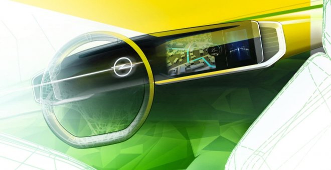 El Opel Mokka eléctrico se apuntará a la moda del 'todo pantalla' en el salpicadero