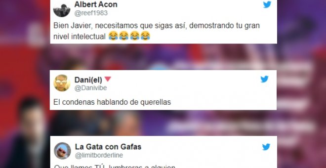 "El condenas hablando de querellas": Javier Negre ataca a Fernando Simón y Twitter se la devuelve