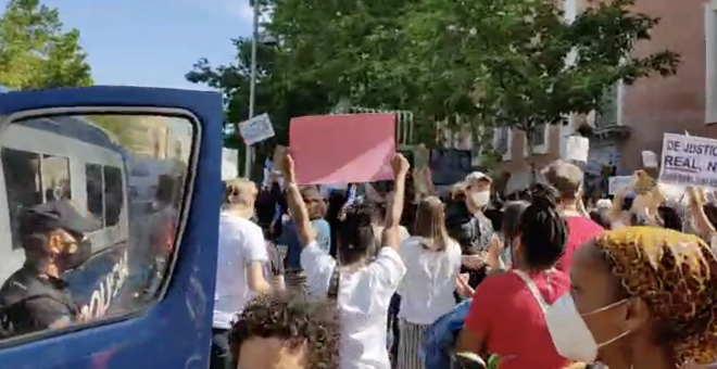 Directo | Concentración antirracista por la muerte de George Floyd ante la Embajada de EEUU en Madrid