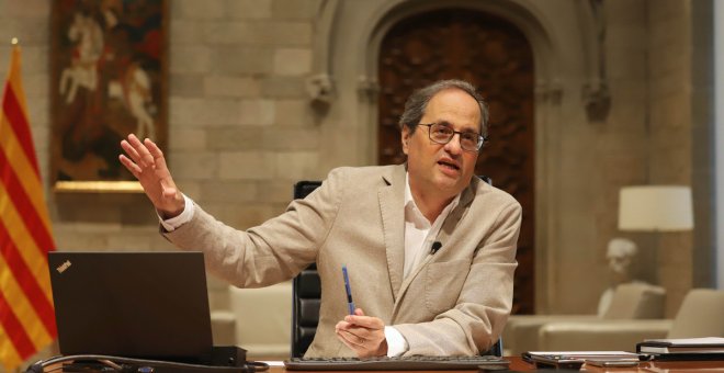 Torra acusa el Govern espanyol d'"asfixiar" econòmicament Catalunya si no pren mesures urgents