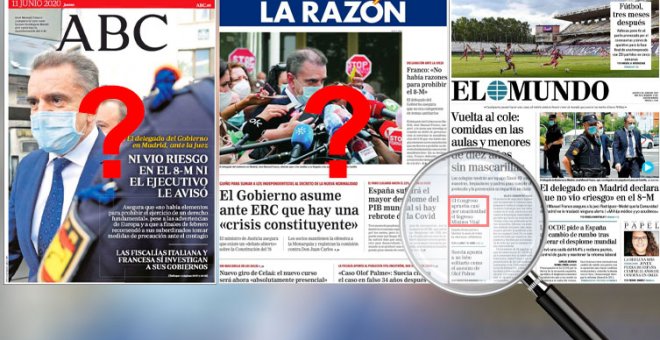 No será muy importante una medida que beneficia a millones de personas cuando hay que usar lupa para verlo en las portadas