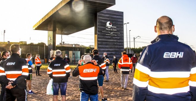 Los trabajadores de EBHI, en huelga de hambre contra la privatización