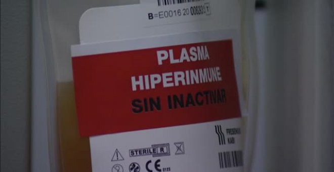 Ocho pacientes ingresados en la UCI en la Comunidad Valenciana mejoran tras recibir plasma hiperinmune