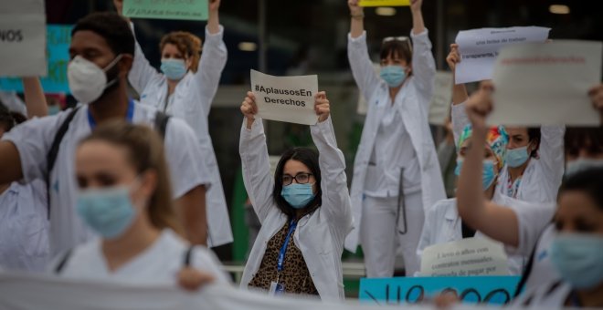 Un hospital de Madrid quiere quitar tres días libres a sus sanitarios por consultas anuladas durante el estado de alarma