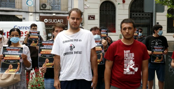 Pablo Hasel descarta exiliar-se si el jutge l'ordena entrar a presó per enaltiment del terrorisme