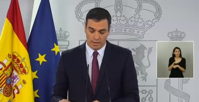 Sánchez apela a la unidad en su última alocución antes del fin del estado de alarma