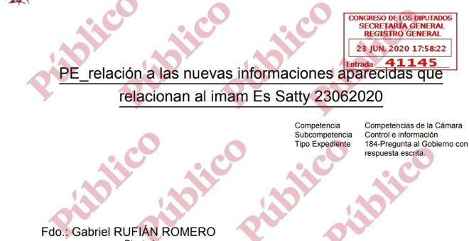 ERC hace cuatro preguntas al Gobierno a raíz de la investigación de 'Público' sobre el CNI y el imán de Ripoll