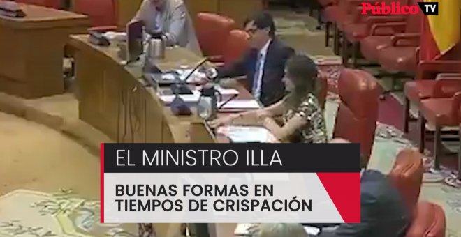 El ministro Illa: buenas formas en tiempos de crispación