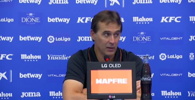 Lopetegui: "Todo es un escenario bastante complejo por eso exige lo mejor de cada uno"