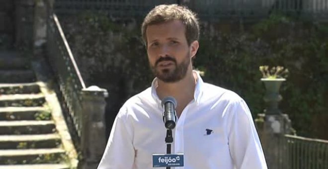 Casado llama a la participación y asegura que tiene más riesgo ir a una terraza que ir a votar