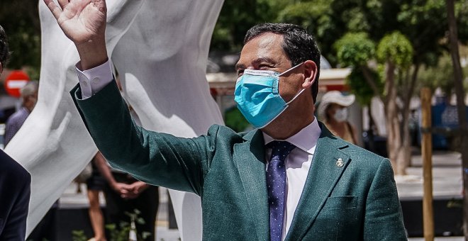 Juanma Moreno propondrá el lunes el uso obligatorio de la mascarilla en Andalucía