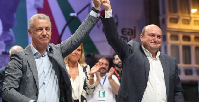 El PNV podrá volver a gobernar con el PSE frente a una oposición liderada por EH Bildu