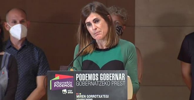 Podemos pierde casi la mitad de sus escaños en Euskadi