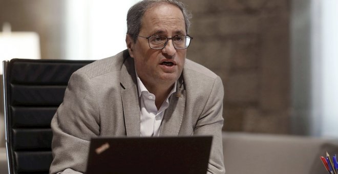 Torra anuncia que estudia presentar una denuncia contra el rey Juan Carlos por presunta corrupción