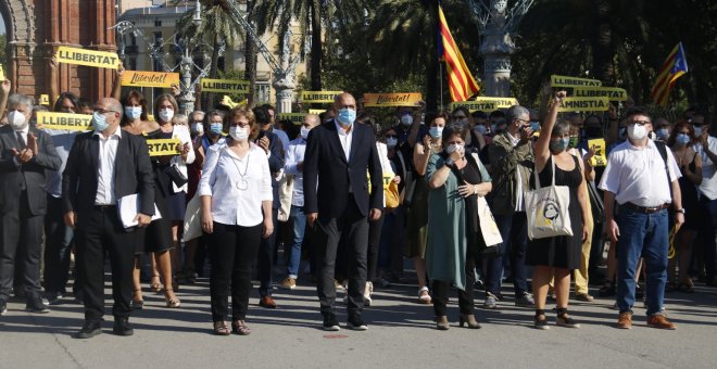 Arrenca el judici per desobediència als membres de la mesa del Parlament de la passada legislatura i Mireia Boya