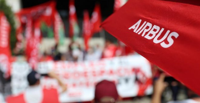 Más de 2.000 personas se manifiestan en Getafe en defensa de empleo en Airbus