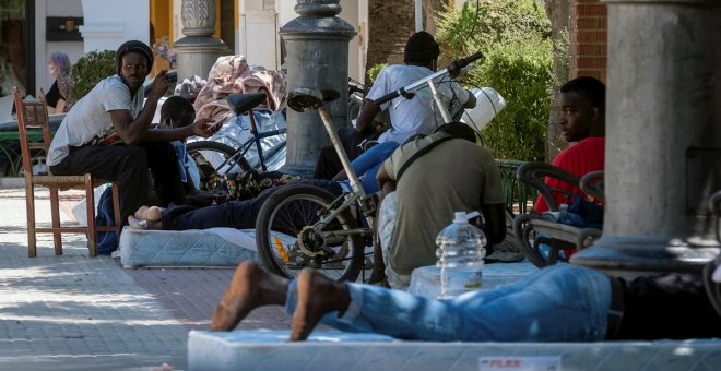 El Ejército rechaza la ubicación de Lepe para los temporeros: "No se pueden montar tiendas con 50 grados a la sombra"