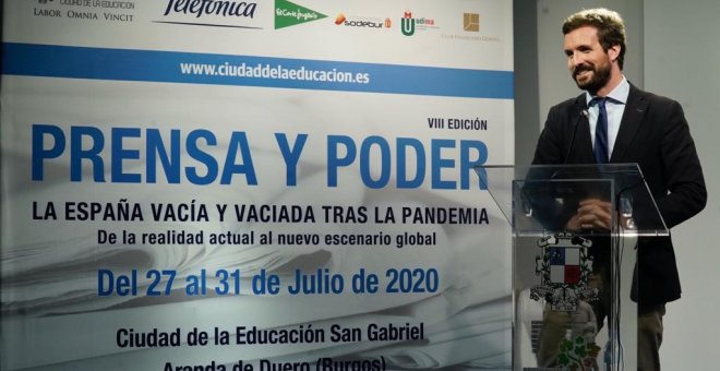 Casado asegura que "es vital saber qué es verdad y qué es mentira" en política pese a que dirigentes del PP propagaron bulos durante la pandemia