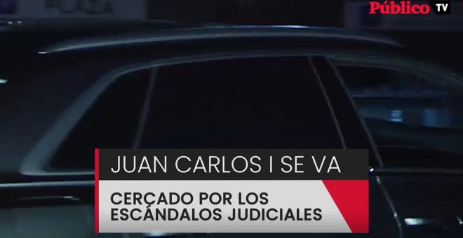 Juan Carlos I abandona España