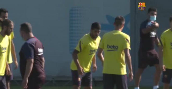 Dembelé podría recibir el alta y viajar a Lisboa si pasan a cuartos