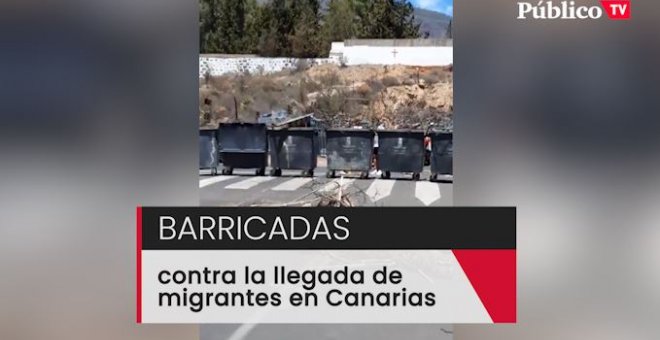 Barricadas en un pueblo de Canarias para impedir el alojamiento de personas migrantes