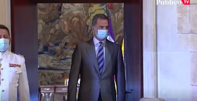 Sin noticias del rey emérito, Felipe VI sigue su agenda obviando la huida