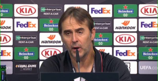 Lopetegui espera que las "ganas" y la "ilusión" guíen al Sevilla ante el Wolverhampton