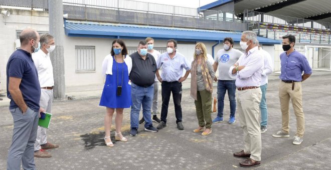 El campo de fútbol y rugby de San Román estará listo antes de que finalice octubre