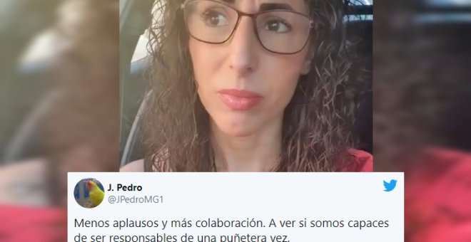 "Dicen que el virus no existe después de que hayamos visto morir a tanta gente": el mensaje de una enfermera que ha estallado en Twitter