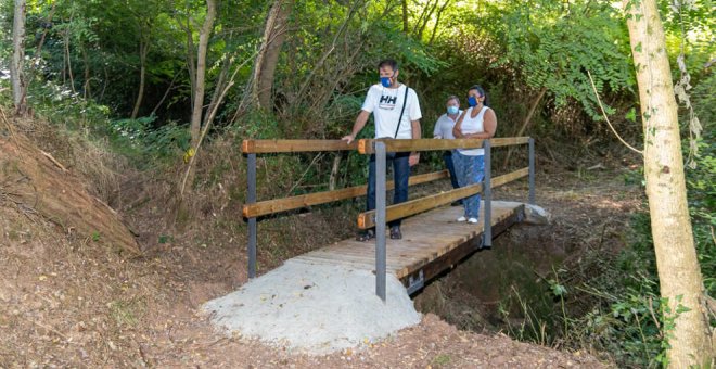 El Ayuntamiento reabre la senda peatonal para facilitar las visitas al Pozo Tremeo