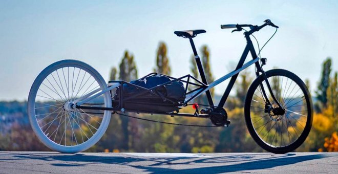 Convercycle, una curiosa bicicleta eléctrica extensible que se transforma en una bici de carga