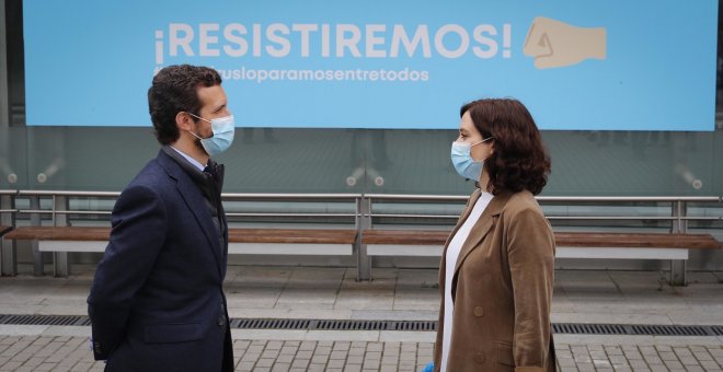 Casado liga su futuro al de Ayuso