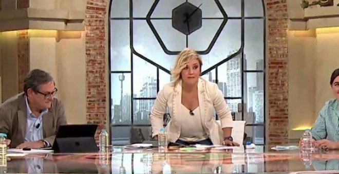 Pillada en directo a Cristina Pardo: "Iba a ir al baño..."