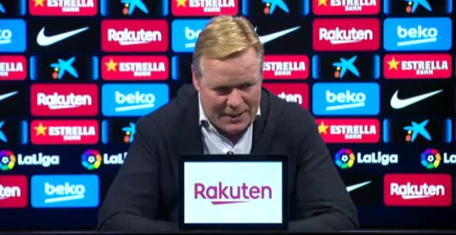 Koeman reconoce el gran futuro de Ansu Fati tras su brillante actuación ante el Villarreal