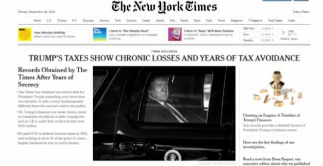 Trump llevaría años evadiendo impuestos, según "New York Times"