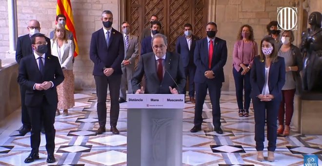 Torra: "Les eleccions han de ser un nou plebiscit que confirmi el referèndum de l’1 d’octubre"