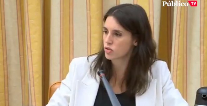 Irene Montero responde al PP sobre la petición de imputación de Iglesias