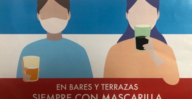 El Ayuntamiento lanza una campaña para el uso de mascarilla en terrazas y en el interior de bares