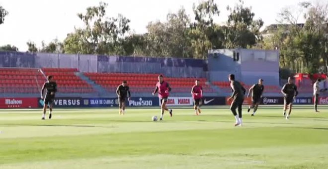 El Atlético sigue preparando los partidos ante Celta y Bayern posteriores al parón de selecciones