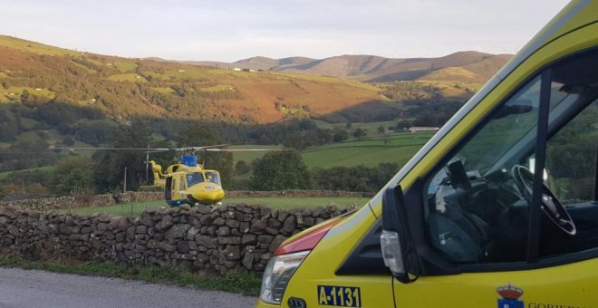 Evacuado en helicóptero un hombre con dolor torácico desde San Pedro del Romeral al 'Seve Ballesteros'