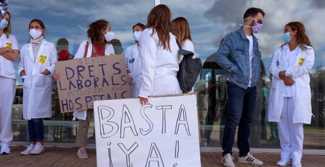 Los médicos ante el Congreso: "No queremos cariño, queremos reconocimiento"